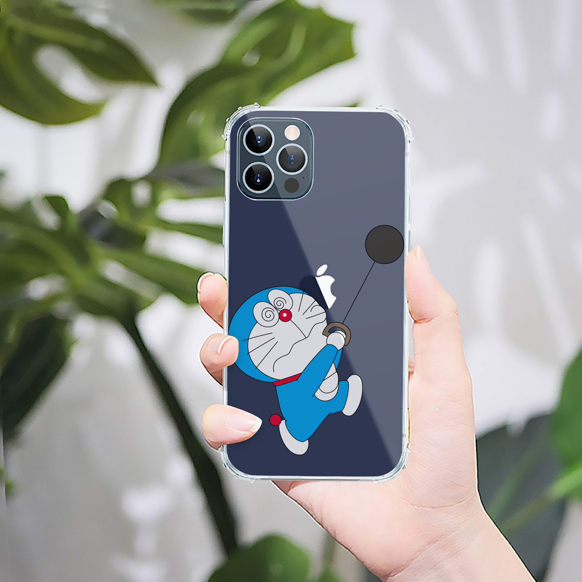 （画像用） ドラえもん Doraemon 【iPhone 12シリーズ対応】透明スマホケース（クリアソフトケース）